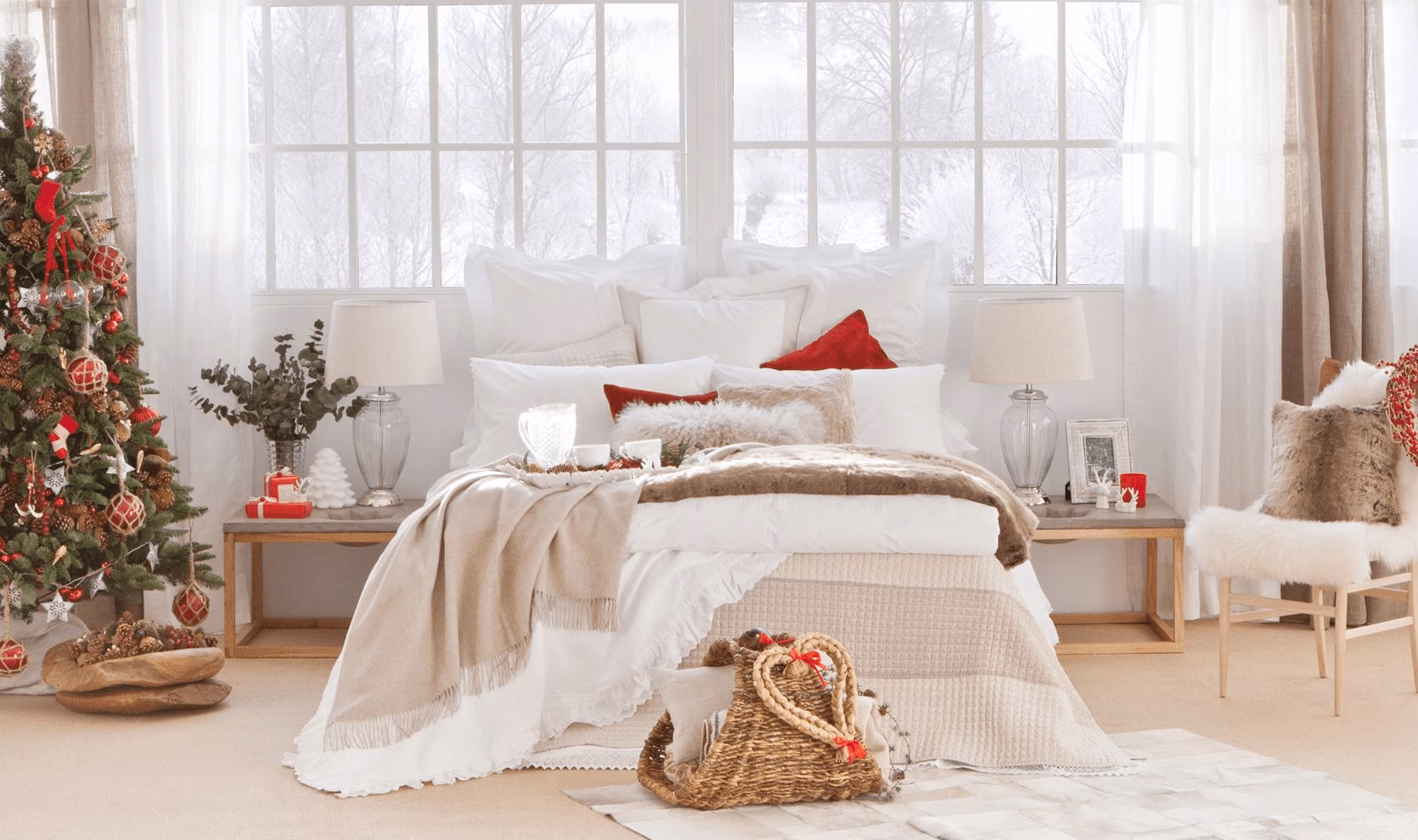 christmas bedroom decor ideas