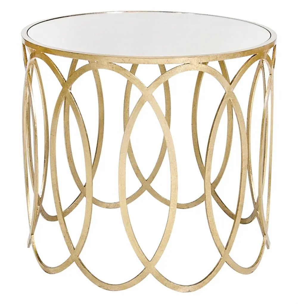 The Best 21 Side Table Ideas in 2024 11 Oval Gold Table|
Art deco Mirror Side Table| small bedside table