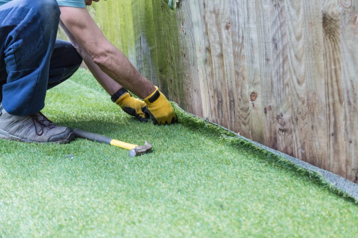 Artificial grass installation| easy upkeep landscaping
