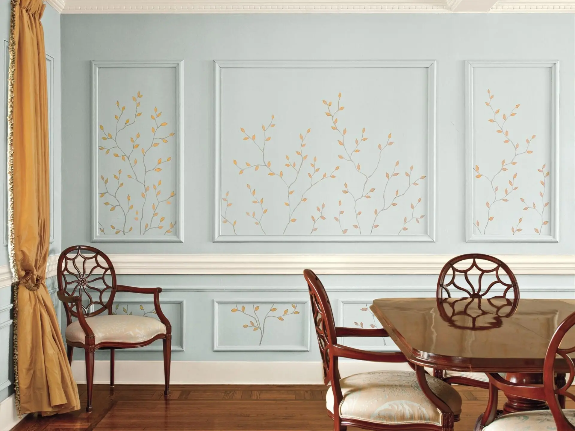 Best Panel Wall Makeover Ideas That Will Create Charming Room 8 Wall Moulding| Classic Wall Paneling vector