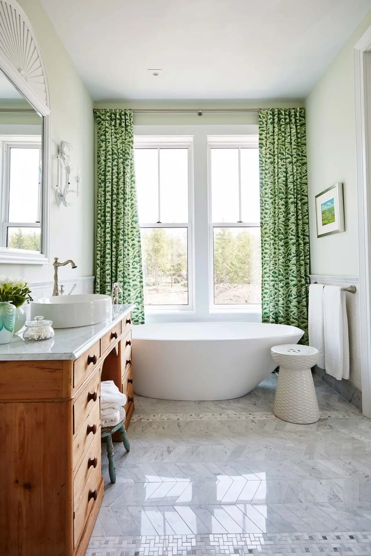 Amazing Bathroom Window Curtains Ideas You Will Love! 17 abstract shower curtain