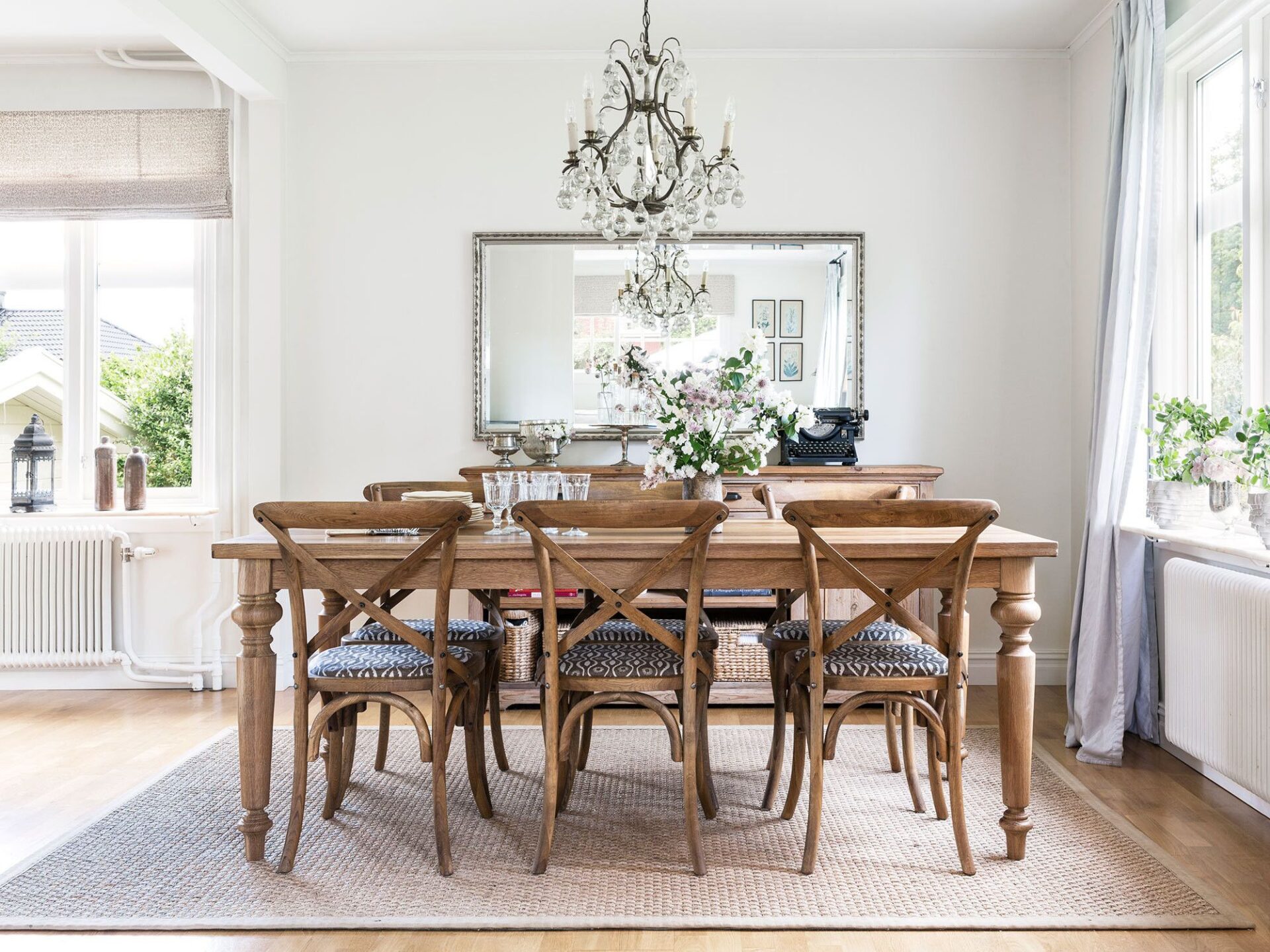 rustic dining room chairs
