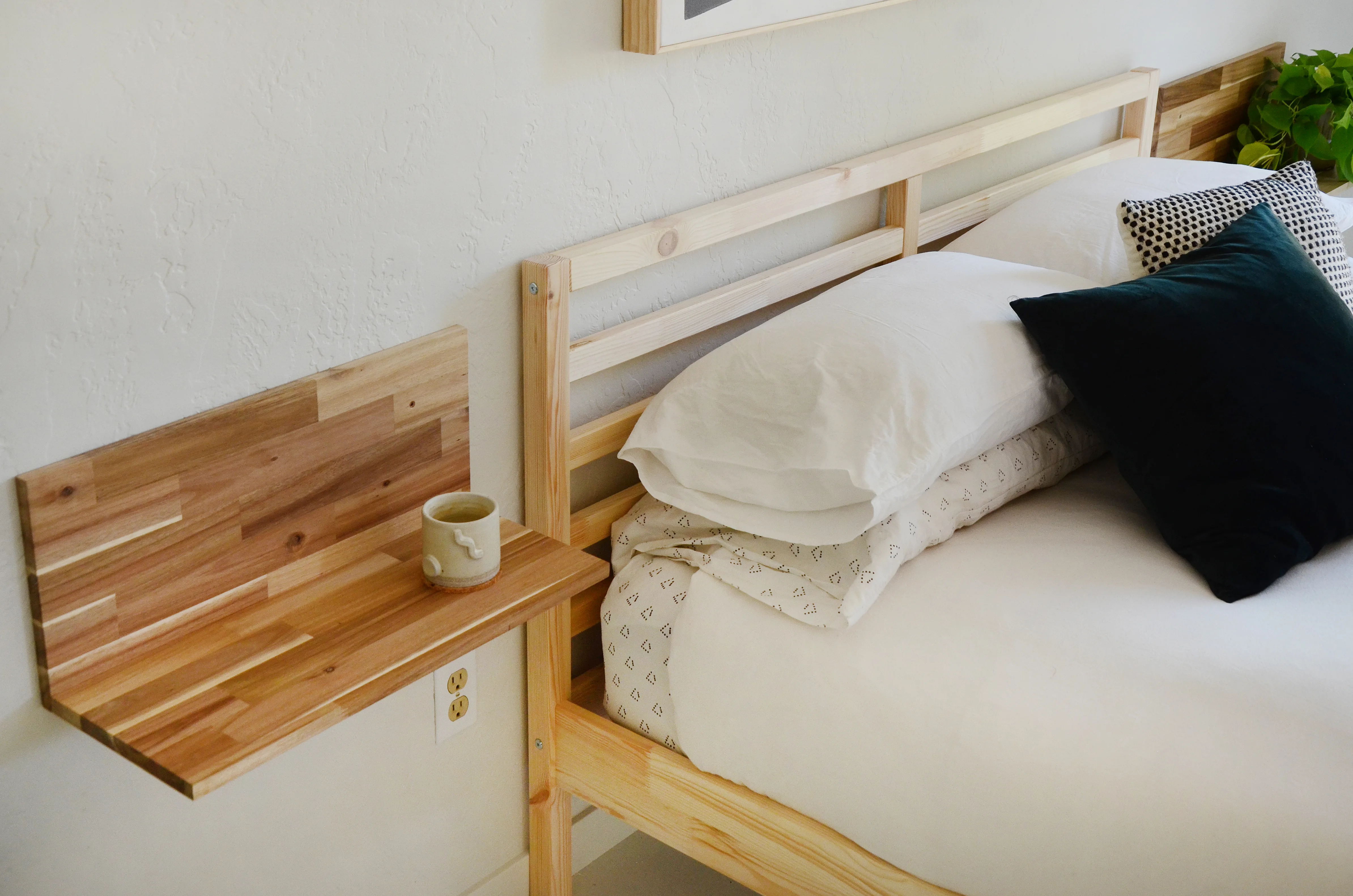 Bedside Shelf|
Ikea Skogsta Wall Shelf