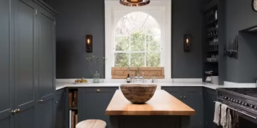 dark kitchen