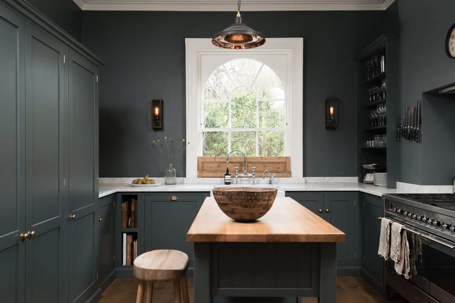 dark kitchen