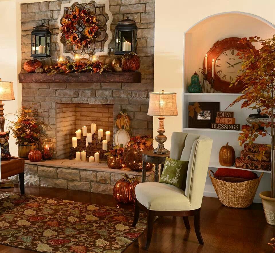 decorate living room with corner fireplace
