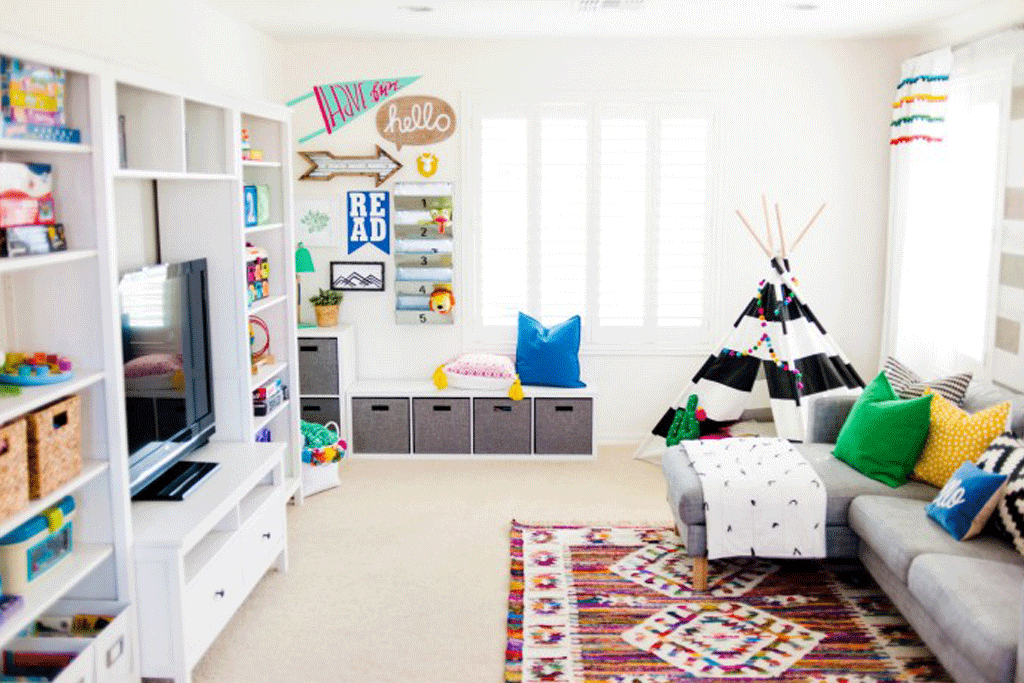 Playroom Living Room Combo | Family Room