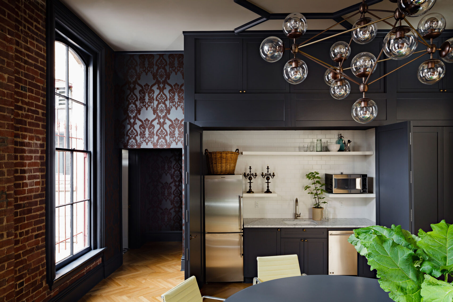 moody modern kitchen