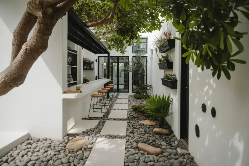 25 Fantastic and Amazing Tiny Backyard Ideas 18 Mini Outdoor Kitchen Marvel in your Tiny Backyard