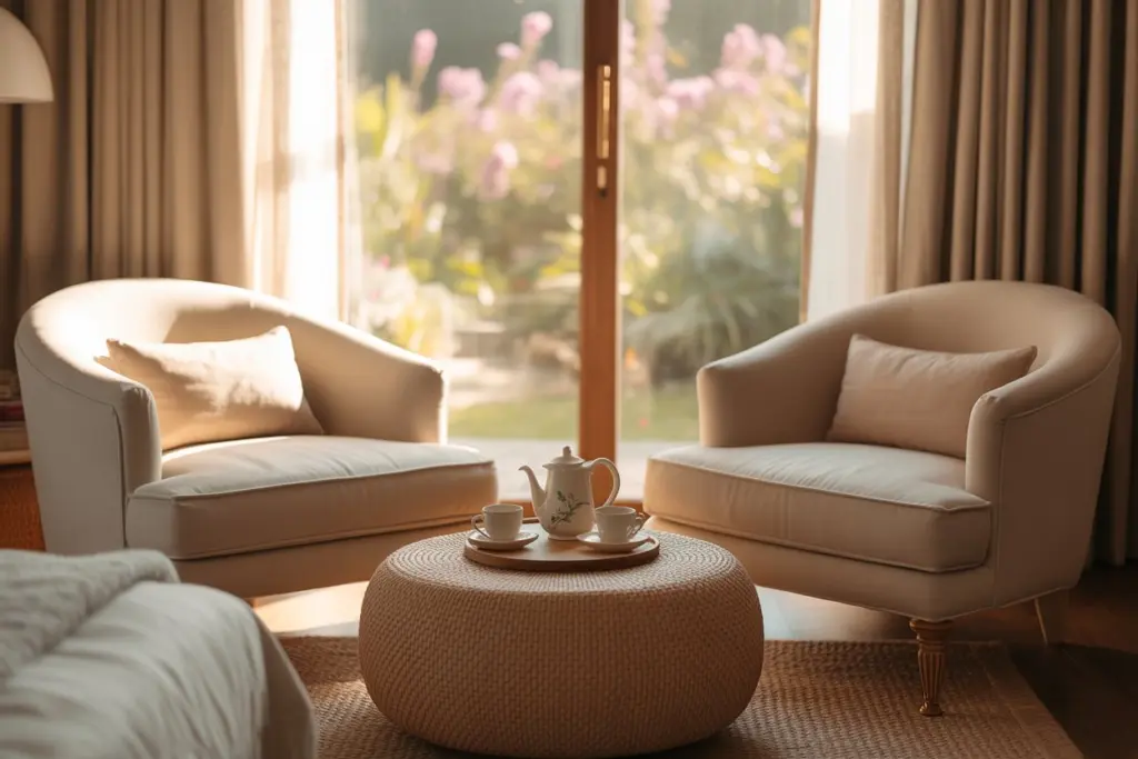 cozy sitting area