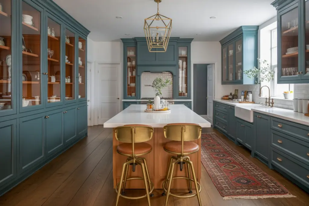 moody kitchen and bar