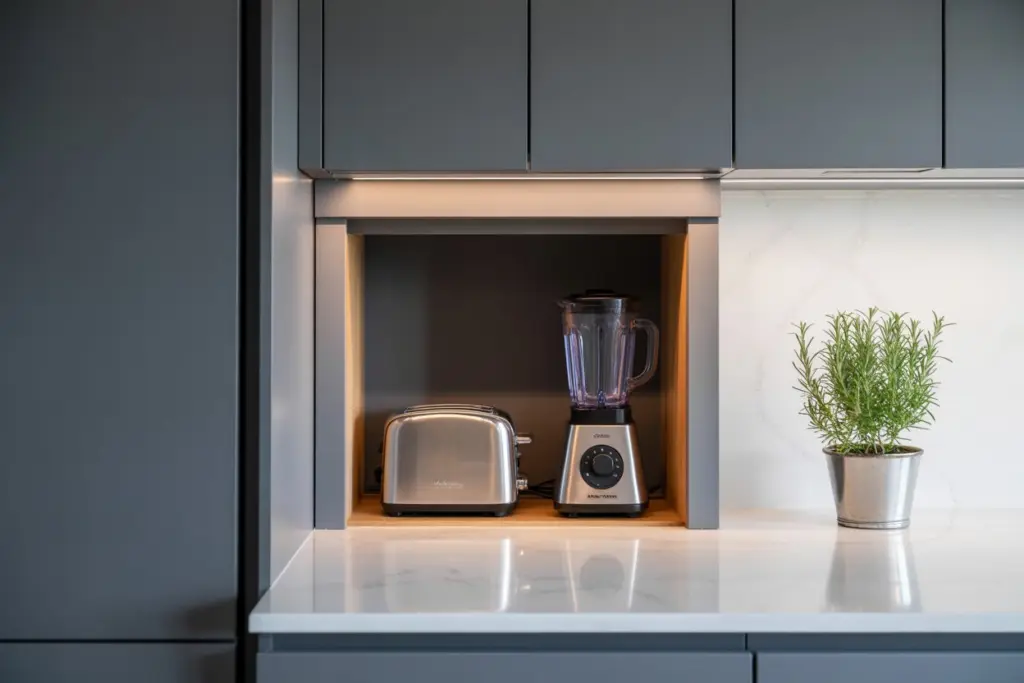 20 Types of Kitchen Cabinet Styles You'll Love 18 Kitchen Appliance Storage