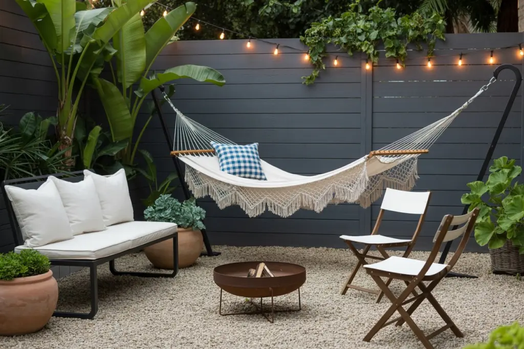 25 Fantastic and Amazing Tiny Backyard Ideas 17 Patio Hammock