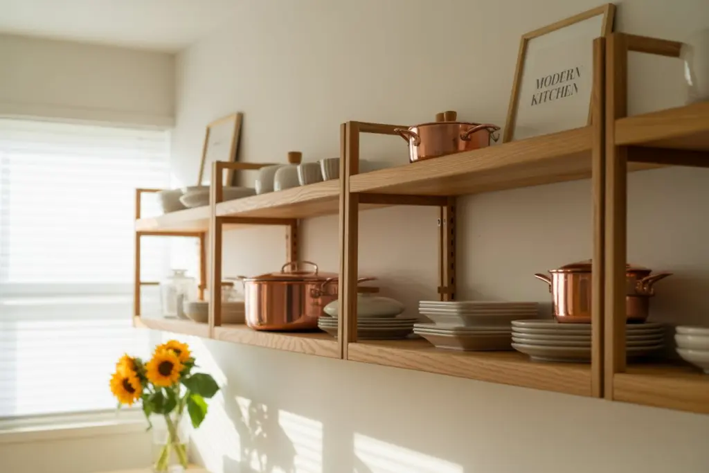 20 Types of Kitchen Cabinet Styles You'll Love 12 Floor Kitchen Shelf|
Kitchen Shelving