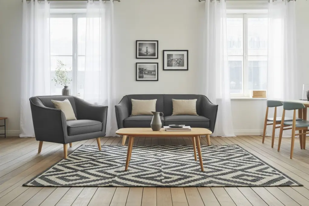  love seat| ways to arrange a small living room
