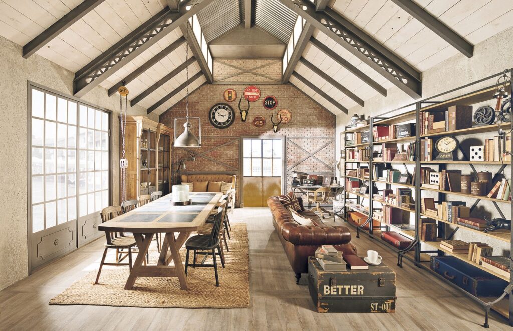 Industrial Vintage Dining Room