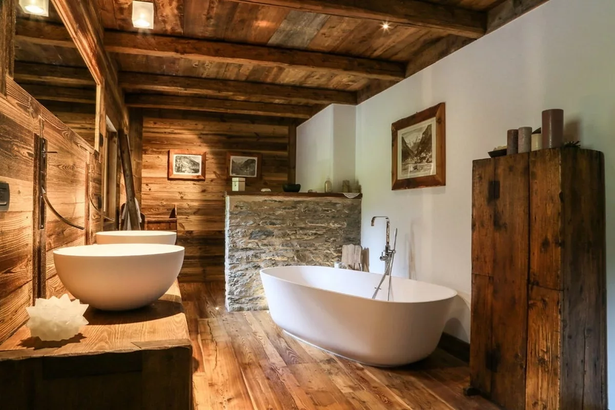 Rustic Style Bathroom