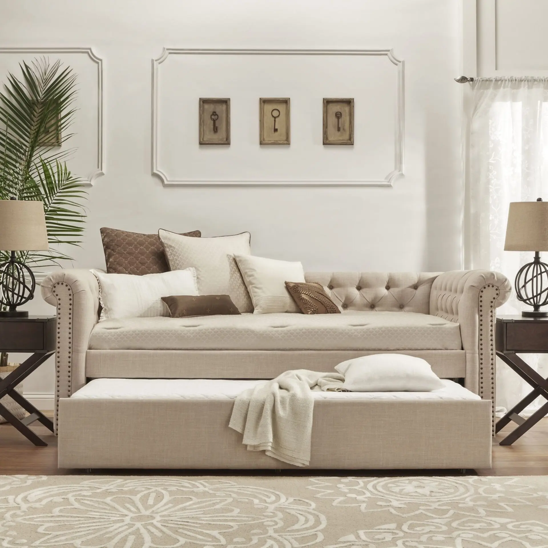 Trundle Bed |turn a bedroom into a living room