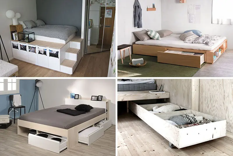 Pick Your Perfect Bedroom Size: Tiny Room, Big Impact 3 Under Bed Storage| king size bed
