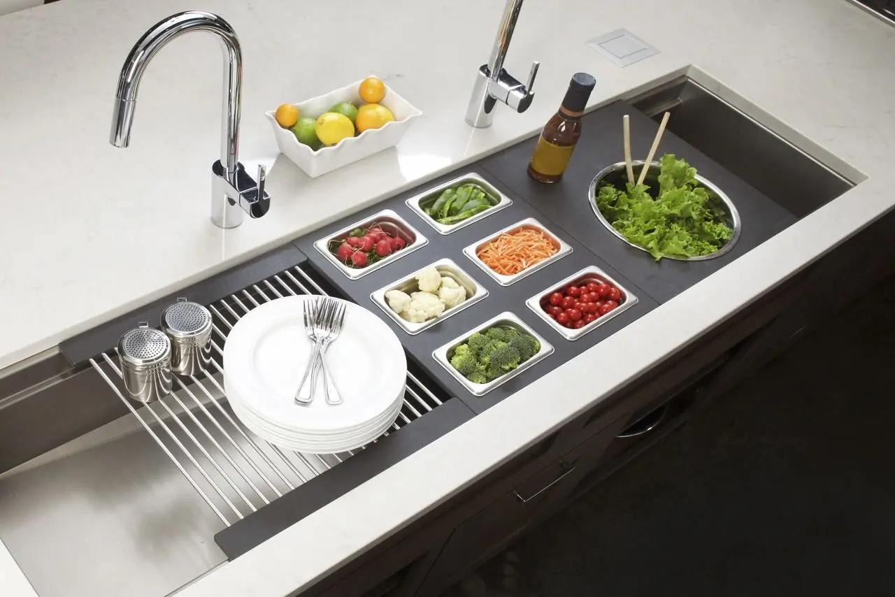 Workstation Kitchen Sink| kitchen trends 2023 2024