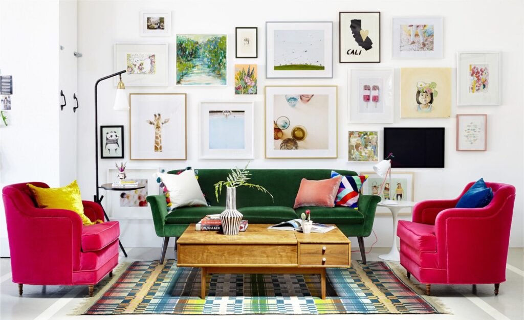 Interior Design Art|  gallery wall
