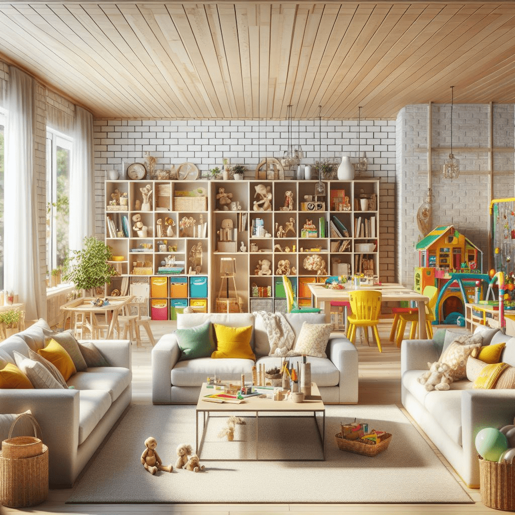 creating a play area in living room