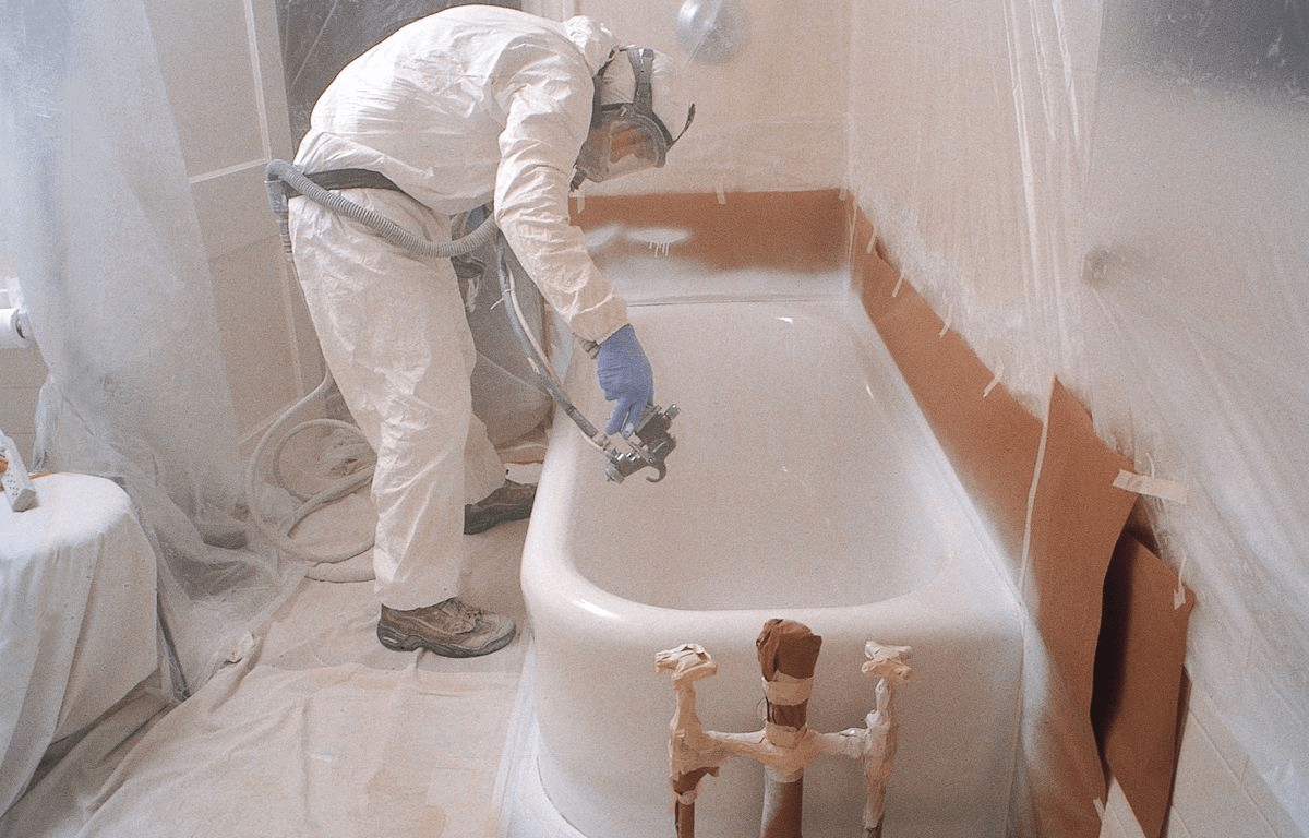 spray bathtub refinishing