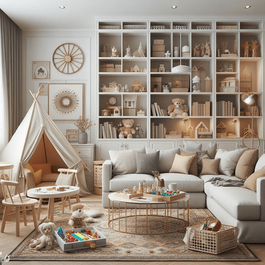 Playroom Living Room Combo Ideas You Will Love It