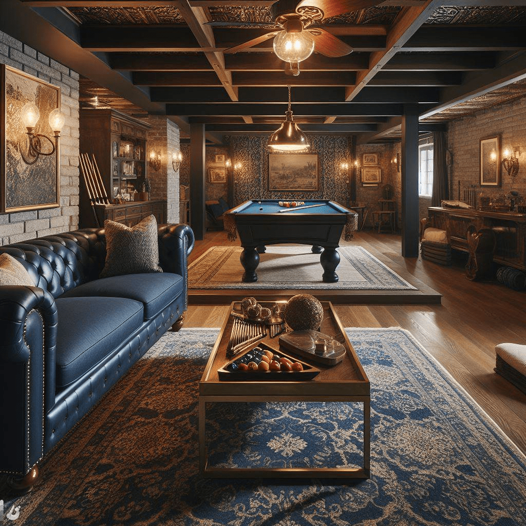 retro man cave ideas