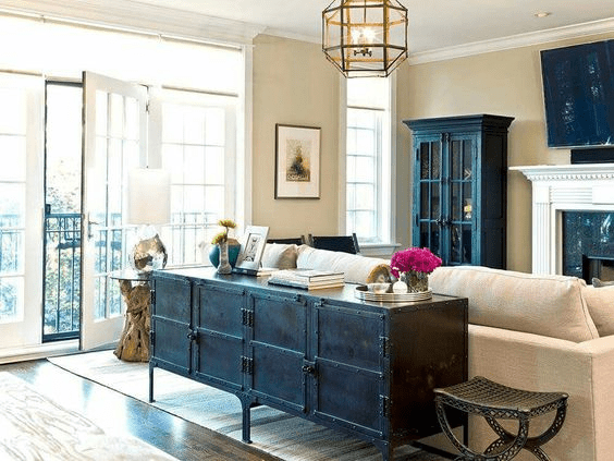 Chest of Drawers| behind table couch