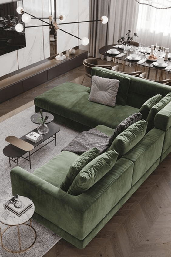
what to put behind a couch