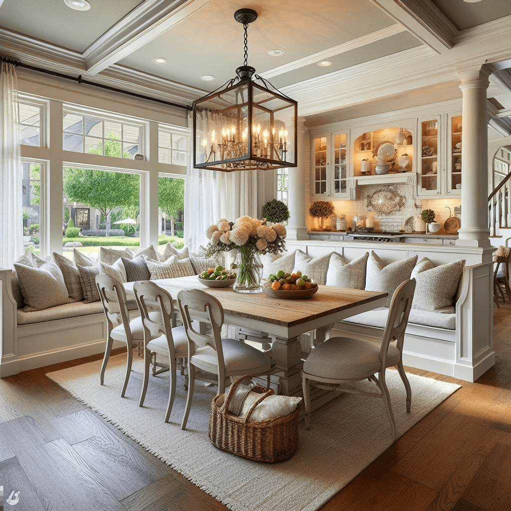 farmhouse breakfast room