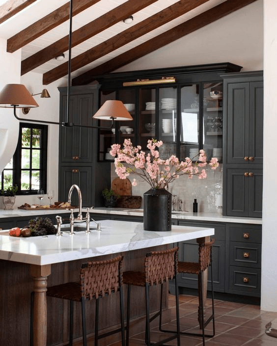 moody kitchen