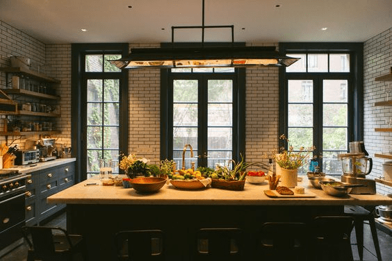 moody kitchen design