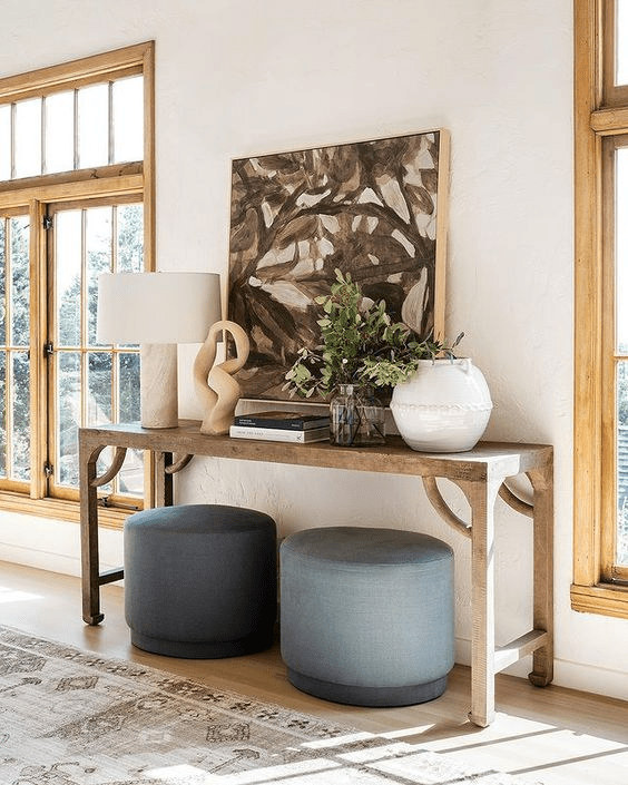 modern entrance way tables