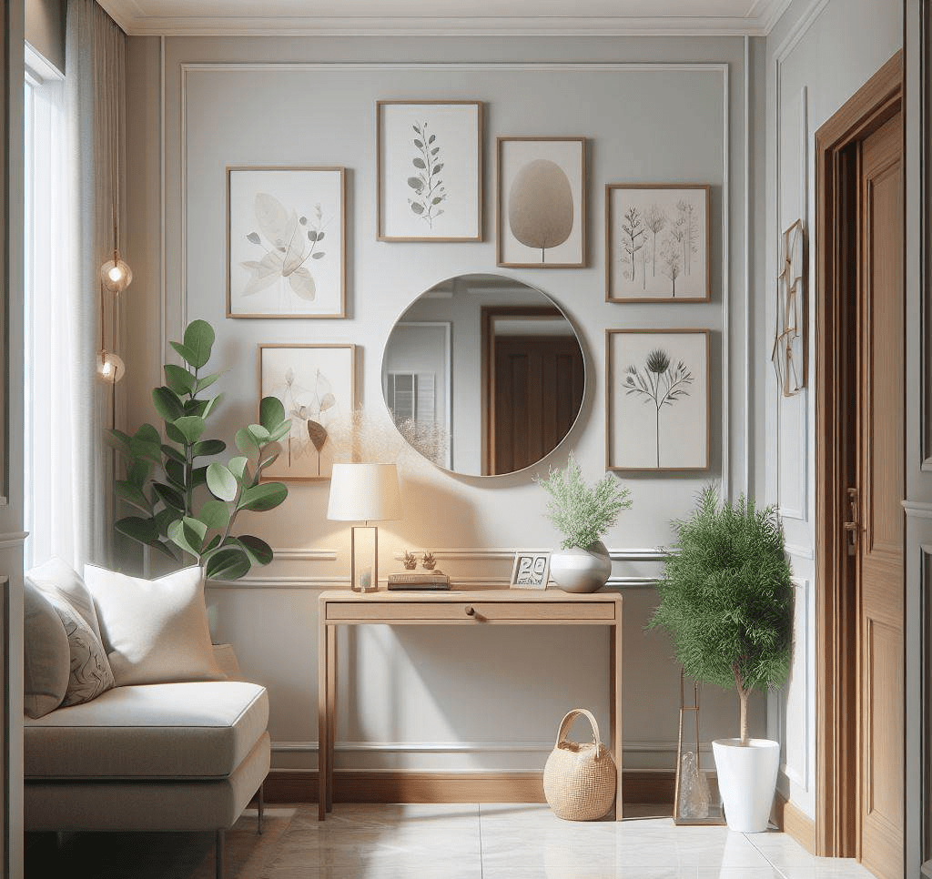 entrance table with storage
