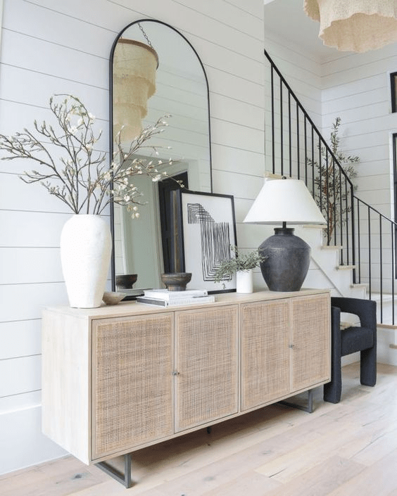 entryway table with storage