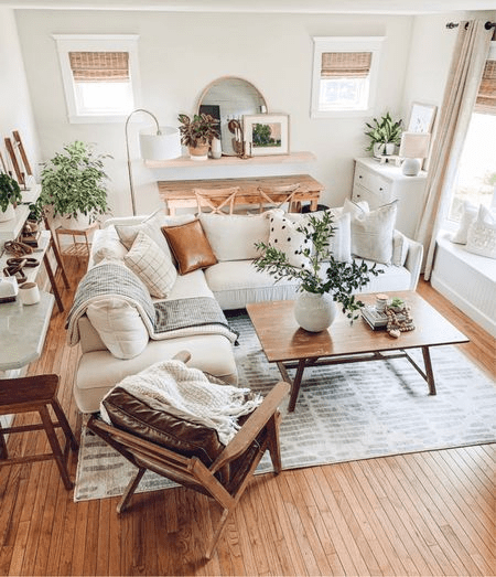 space living| tiny cottage living room