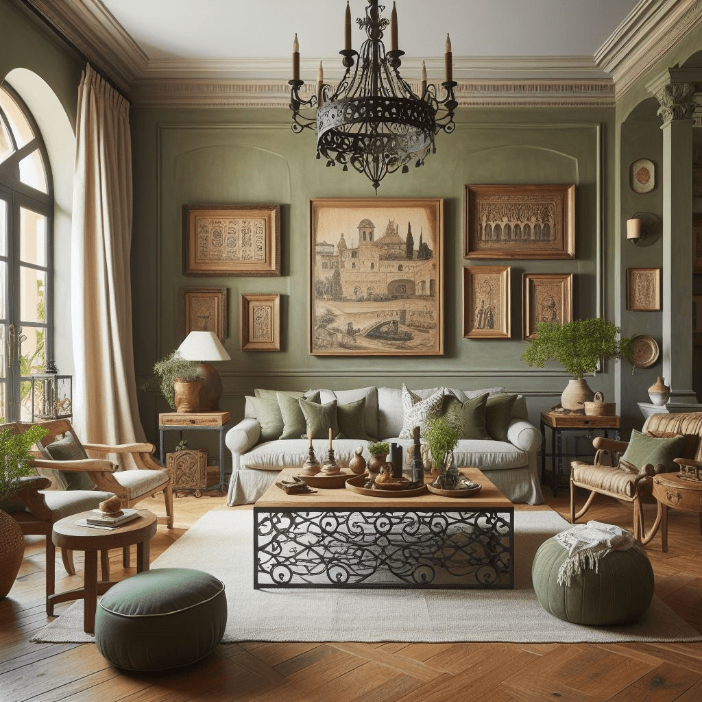 mediterranean interior design living room