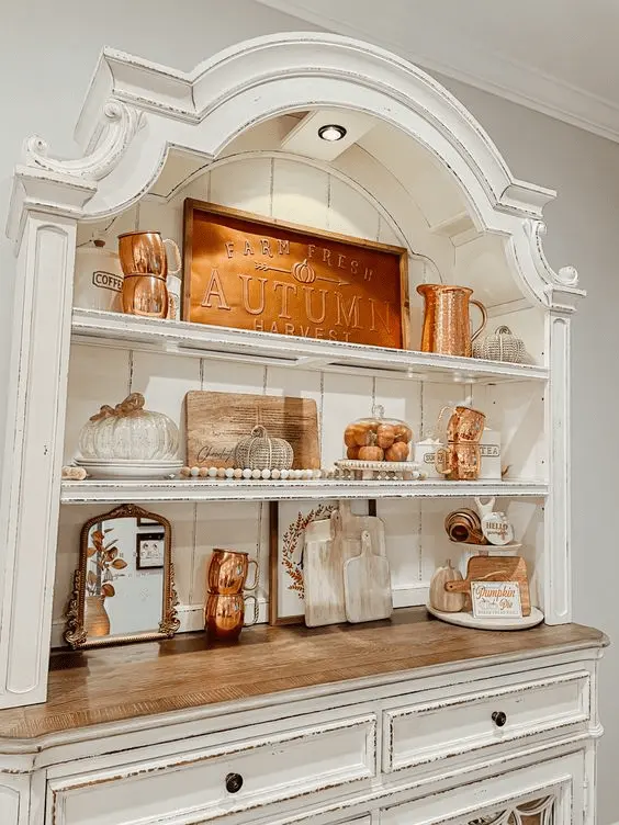 mid century modern dining hutch