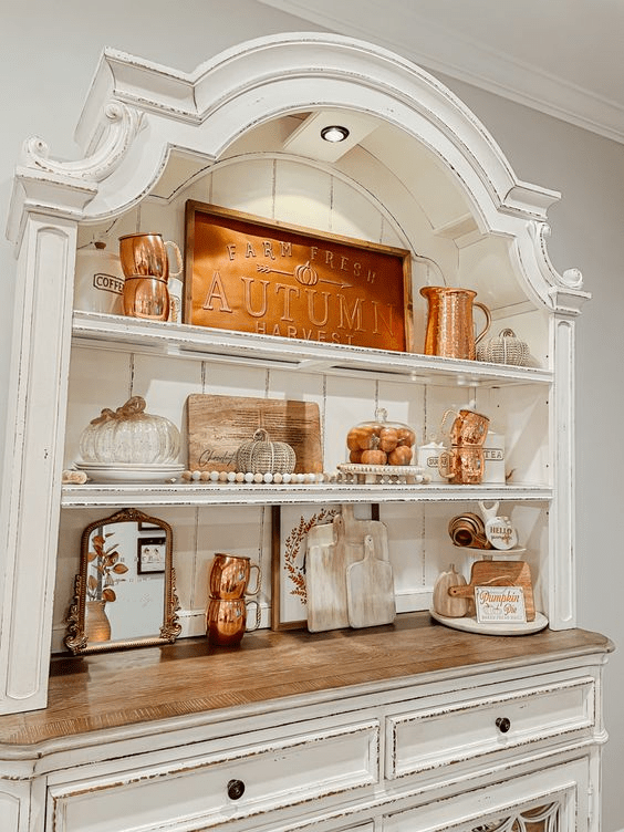 mid century modern dining hutch