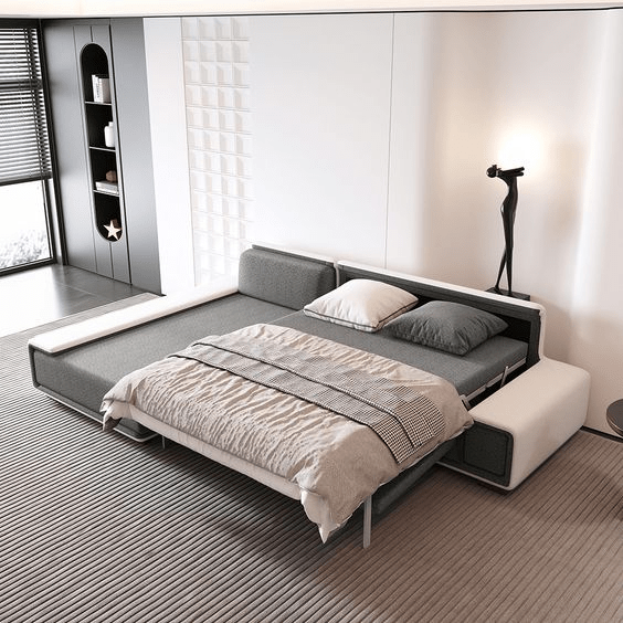 how to turn a bedroom into a living room| sectional sofas