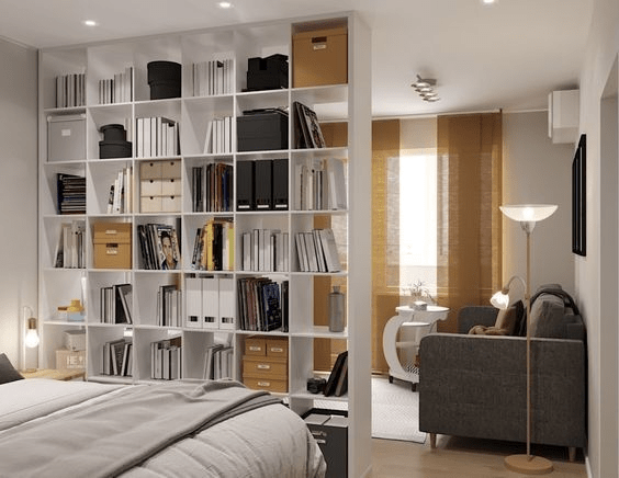 turning the living room into a bedroom