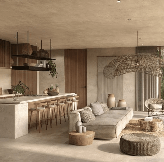 wabi sabi style furniture
