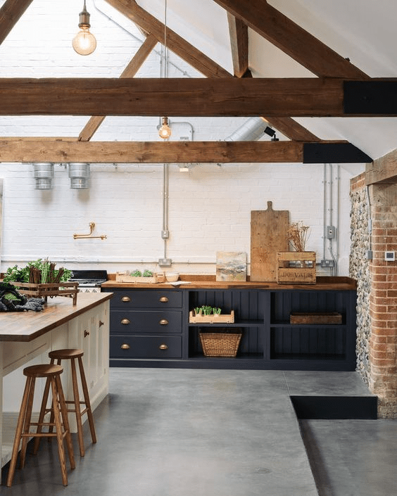 kinds of kitchen flooring| concrete floor
