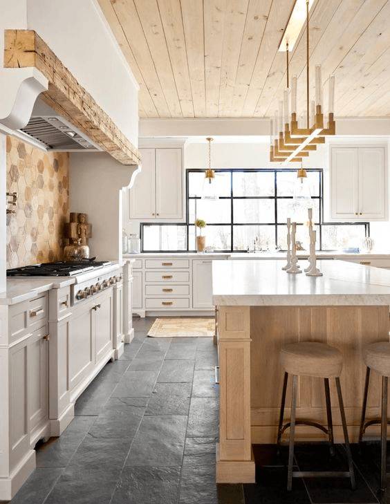 best tiles for kitchen floor| stone kitchen flooring
