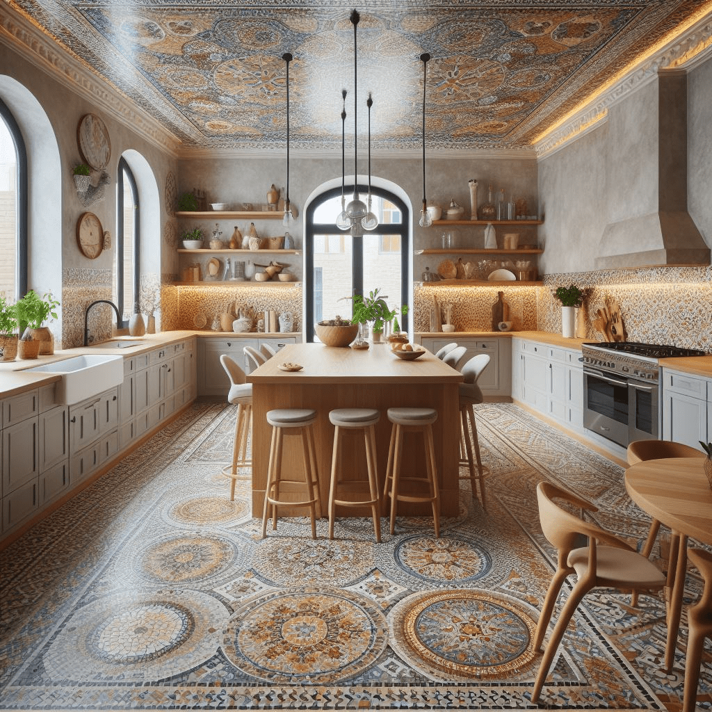 luxury vinyl flooring kitchen
