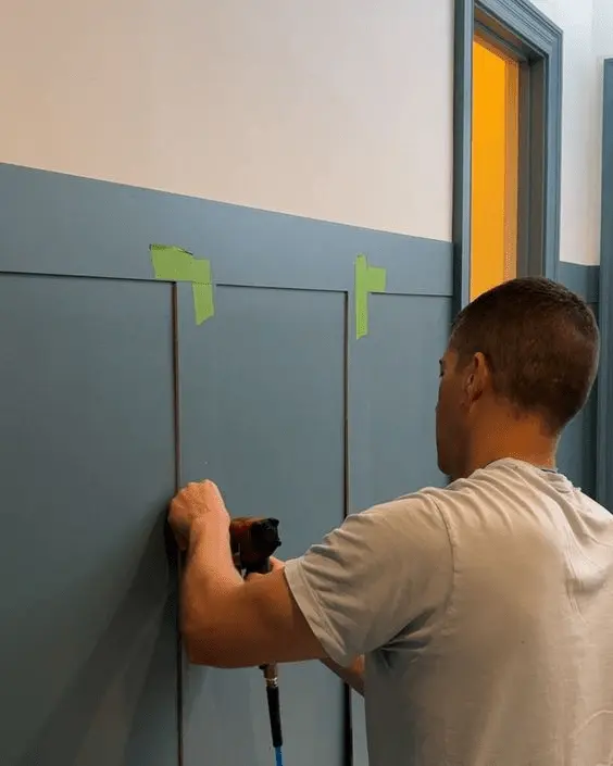 board and batten wall
