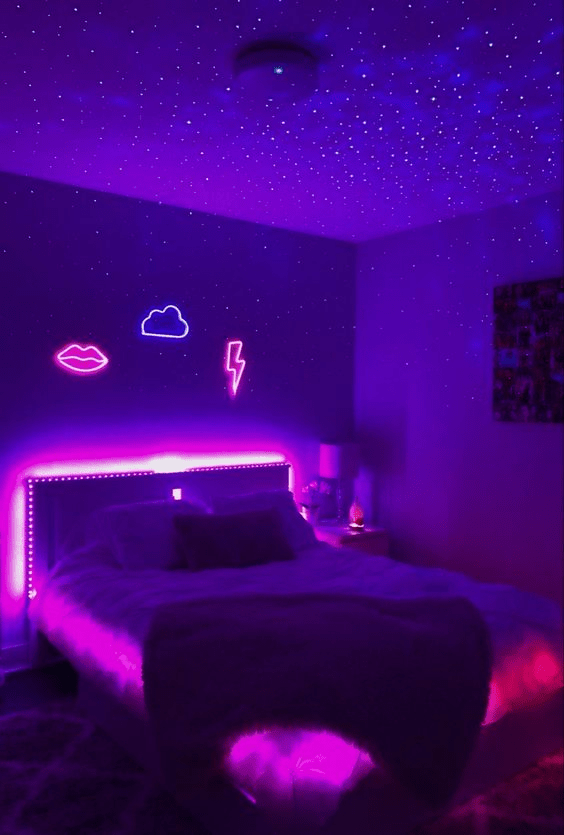 Aesthetic room|  light strips 