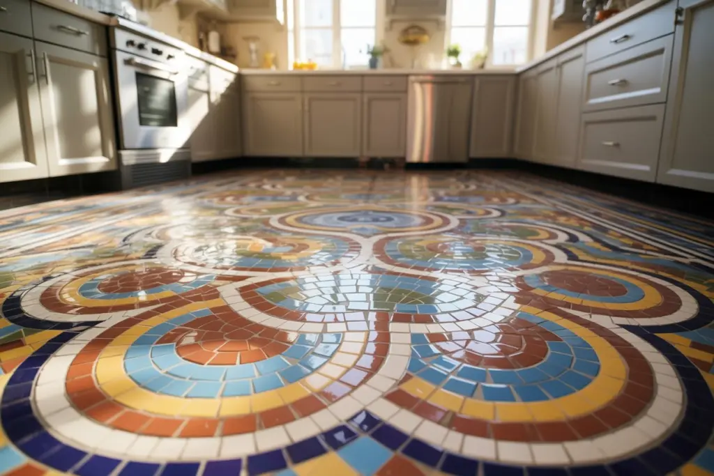 luxury vinyl flooring kitchen